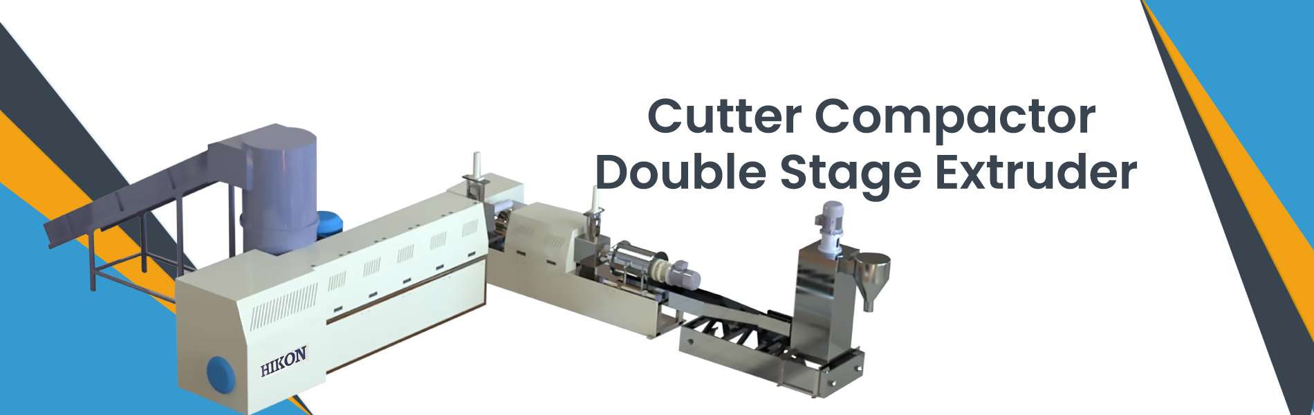 Cutter Compactor Double Stage Extruder in Delhi