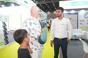 International Delegate at Hikon Booth